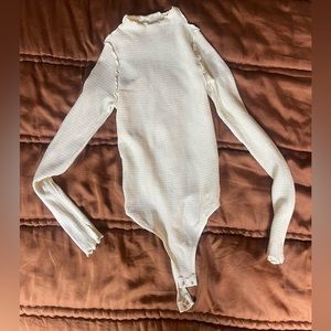 Free People bodysuit mock turtleneck